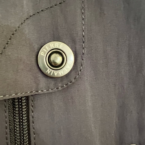 Vintage Pierre Balmain Paris Mens Golf Jacket Blue Pockets Lined Performance Med - Picture 4 of 10